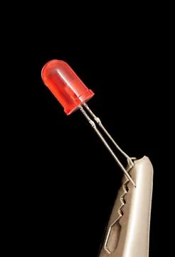 Close-up of a radio component: a diode Stock Photos
