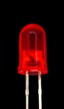 Close-up of a radio component: a diode Stock Photos