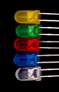 Close-up of a radio component: a diode Stock Photos
