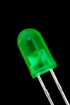 Close-up of a radio component: a diode Stock Photos