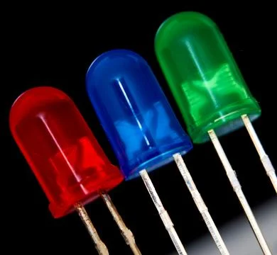 Close-up of a radio component: a diode Stock Photos