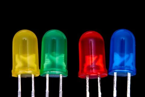 Close-up of a radio component: a diode Stock Photos