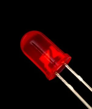 Close-up of a radio component: a diode Stock Photos