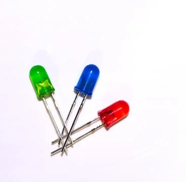 Close-up of a radio component: a diode Stock Photos