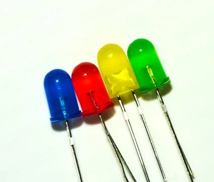 Close-up of a radio component: a diode Stock Photos