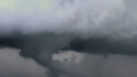 Close up of Rain cloud on the sky and rainning blow away out. Stock Footage 83563933