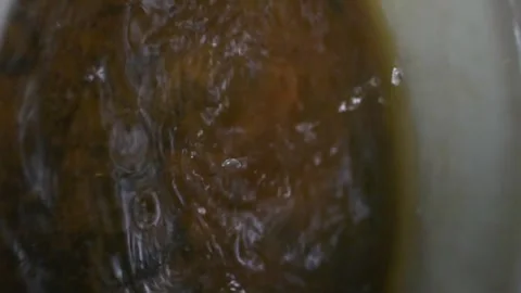 Close-up of the rain pouring outside	 Stock Footage 279593495