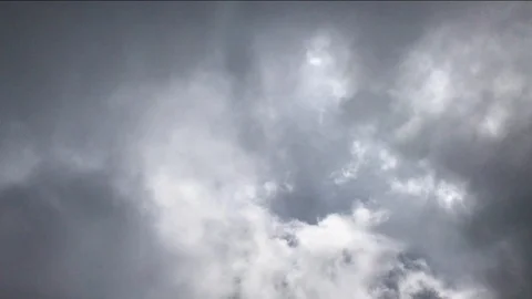 Close up of Raining cloudy time lapse Stock Footage 116308757