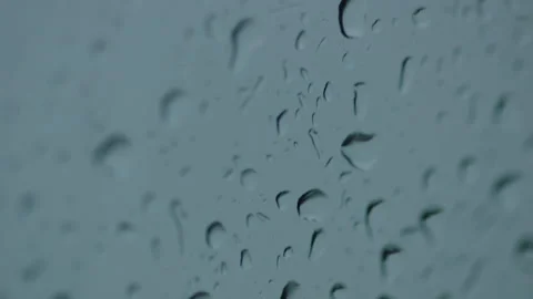 Close up rainy window pov rain drop detail and background city lights Vídeos de archivo 251217974