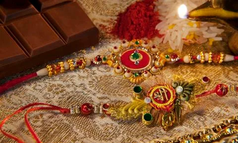 Close-up of Rakhis Stock Photos