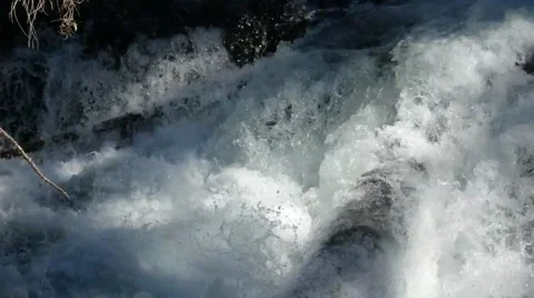 Close up of a Rapid Stock Footage 54679787