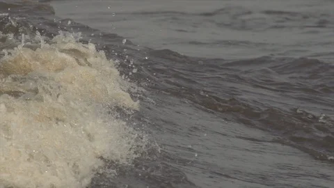 Close up of rapid in river Stock Footage 119296477