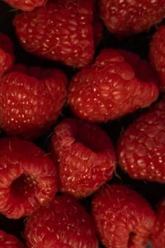 Close-up of raspberry . Foto stock