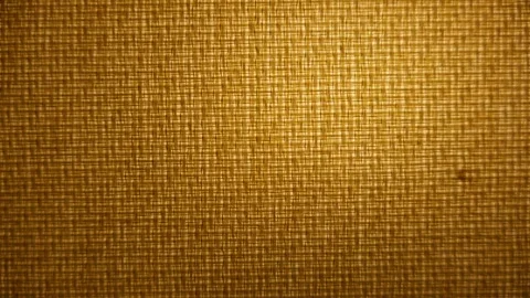 Close-up of rattan lamp texture in warm light Stock Footage 306332800