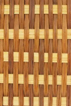 Close up of rattan wicker surface Stock Photos