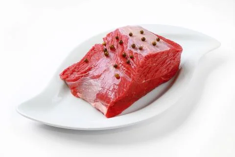 Close up raw ground beef Stock Photos