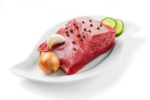 Close up raw ground beef Stock Photos