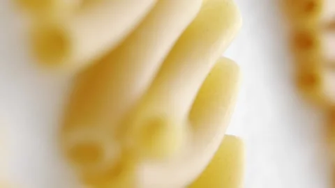 Close-up of raw pasta Stock Footage 300931696