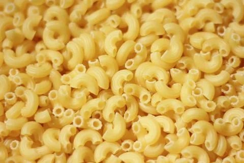 Close up of raw pasta Stock Photos