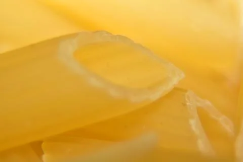 Close up of raw pasta Stock Photos