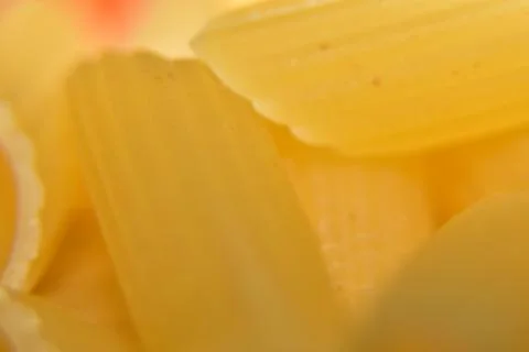 Close up of raw pasta Stock Photos
