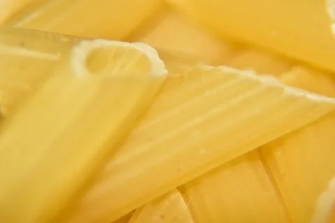Close up of raw pasta Stock Photos