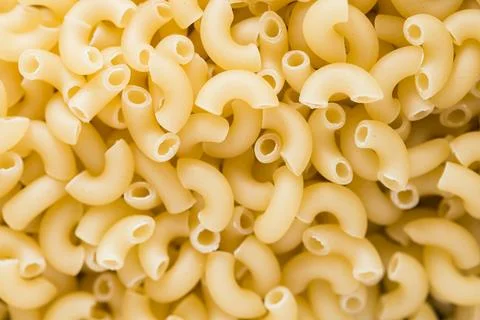 Close up raw pasta Stock Photos