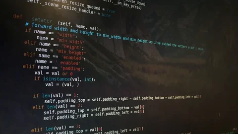 Python Code Stock Footage ~ Royalty Free Stock Videos | Pond5