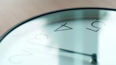 Close up real shot of a turning clock Stock Footage 304218328