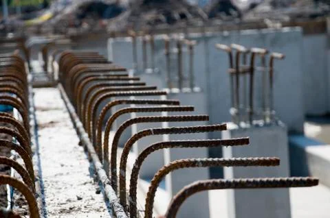 Close up of Rebar Фото