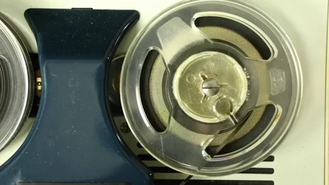 Close Up Recorder Tape Stock Footage 81196960