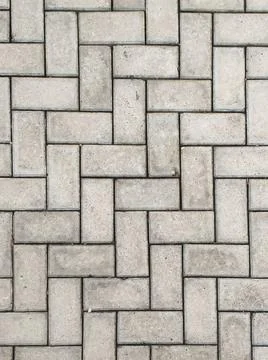 Close-up rectangular concrete block blocks zig-zagged. Close-up of paving ... 스톡 사진
