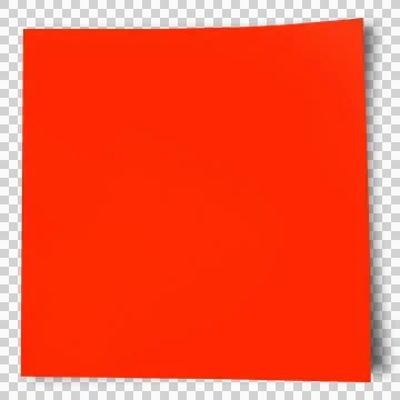 Close-up of red adhesive note Stock Illustration