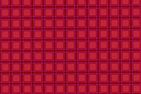 Close-up of red and orange checkered tile pattern Illustrazione stock