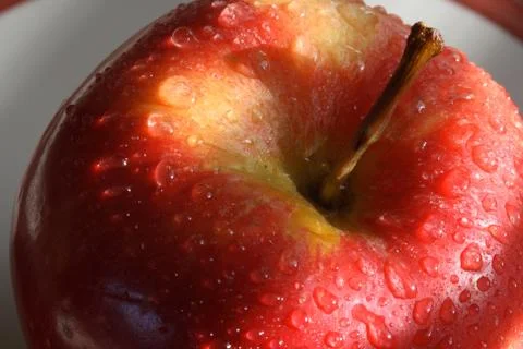Close-up of Red Apple Stock Photos