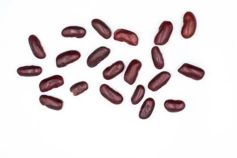Close up Red beans background, Red beans seeds. Stock Photos
