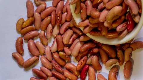 Close up of red beans. red beans background seeds Stock Photos