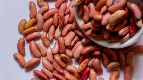 Close up of red beans. red beans background seeds Stock Photos