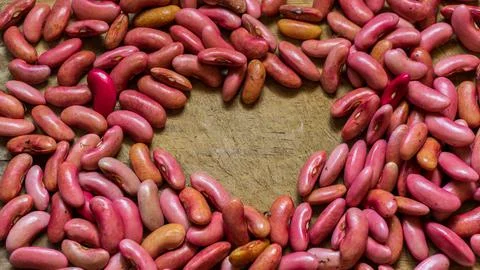 Close up of red beans. red beans background seeds Stock Photos