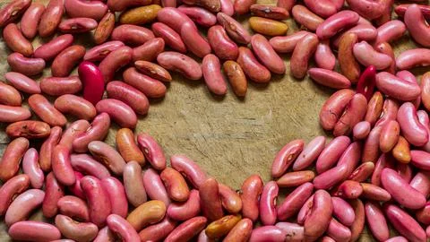 Close up of red beans. red beans background seeds Stock Photos