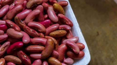 Close up of red beans. red beans background seeds Stock Photos