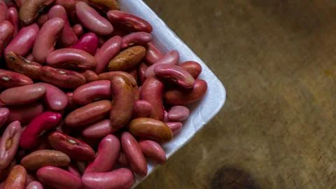 Close up of red beans. red beans background seeds Stock Photos