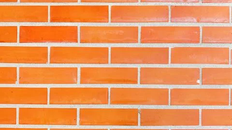 Close up red brick wall texture background Stock Photos