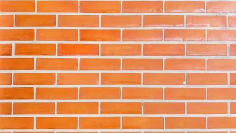 Close up red brick wall texture background Stock Photos