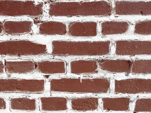Close-up of a Red Brick Wall Texture Stock Photos