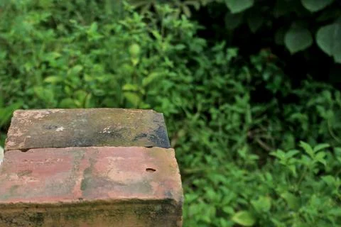 Close up of red bricks Stock Photos