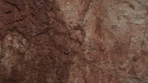 Close-Up of a Red-Brown Rock Surface Stock Footage 289517722