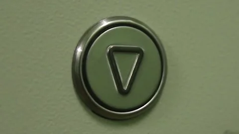 Close-up of the red button Stock Footage 211429460