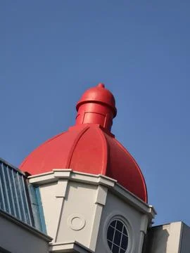 Close up of the red dome 库存照片