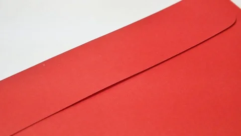 Close up on red envelope in Chinese new Stock-Footage 123392750